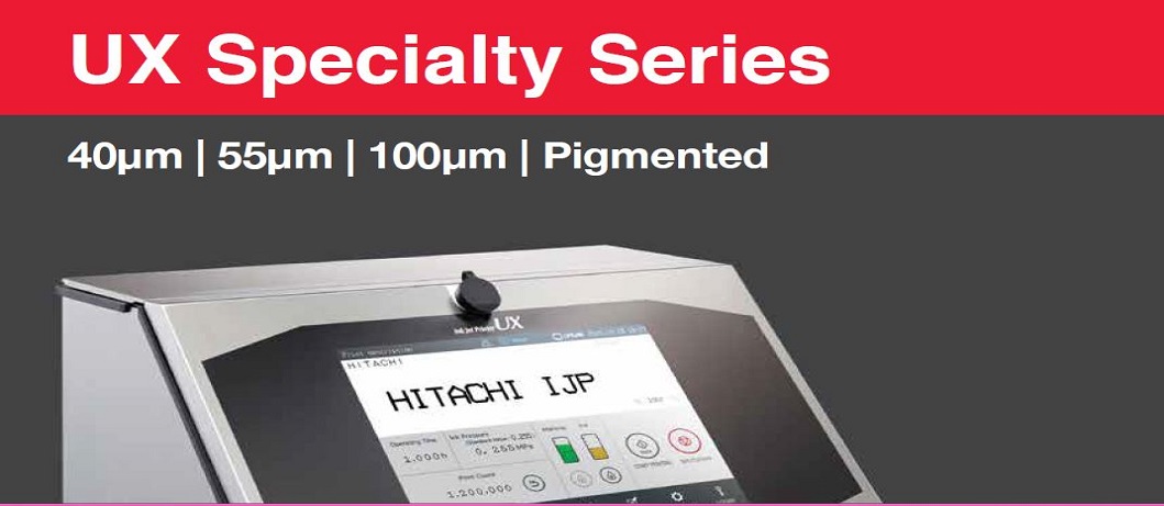 Hitachi Inkjet Printer UX Specialty Series