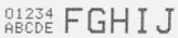 5x7, 12x16 Font 5x7, 12x16 Font